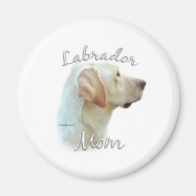 Íman Labrador Retriever (amarelo) Mãe 2 (Frente)