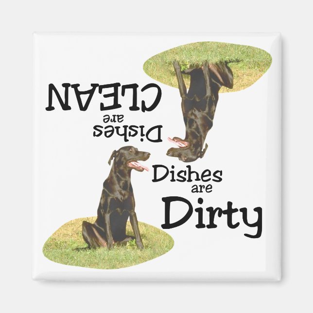 Íman Labrador Retriever Amplia Magneta da máquina de la (Frente)