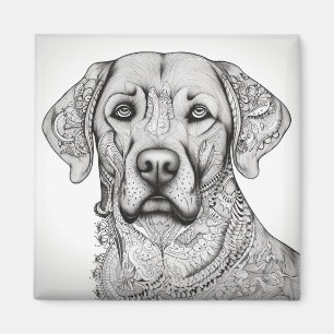 Íman Labrador Retriever Imã de geladeira