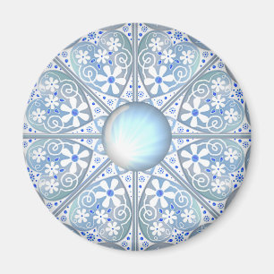 Íman Lace cerâmico Azul claro