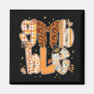 Íman Lace Coquette Gobble Preppy Turkey Fa