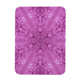 Íman Lace Feminina Rosa Caleidoscópio Floco de Neve