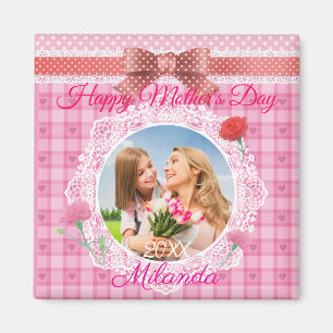 Íman Lace Ribbon Happy Madre Day