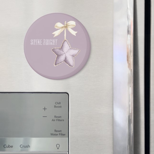Íman Laço de Creme de Estrela Roxa (In Situ (Fridge))
