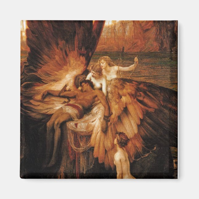 Íman Laço por Icarus por Herbert Draper (Frente)