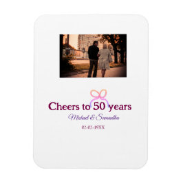 Íman Laço rosa comemora 50 anos de casamento aniversári
