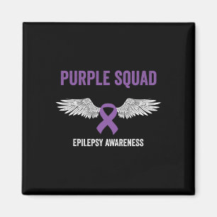 Íman Laço Roxo de Conscientização da Epilepsia - Consci