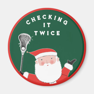 Íman Lacrosse Christmas Stoffer