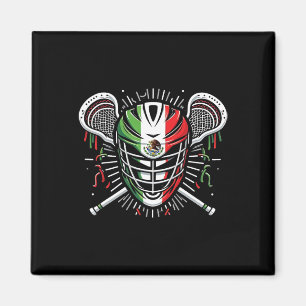 Íman Lacrosse mexicana Flag Helmet Stick mexicano Indep