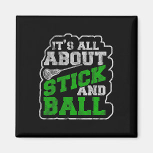 Íman Lacrosse Shirts Mens Lax Stick
