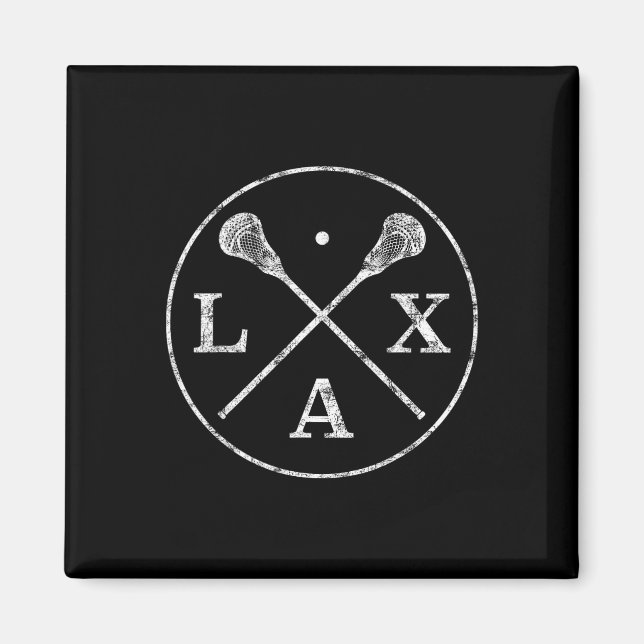 Íman Lacrosse Sticks Emblem I Tea Para Jogadores De Lam (Frente)