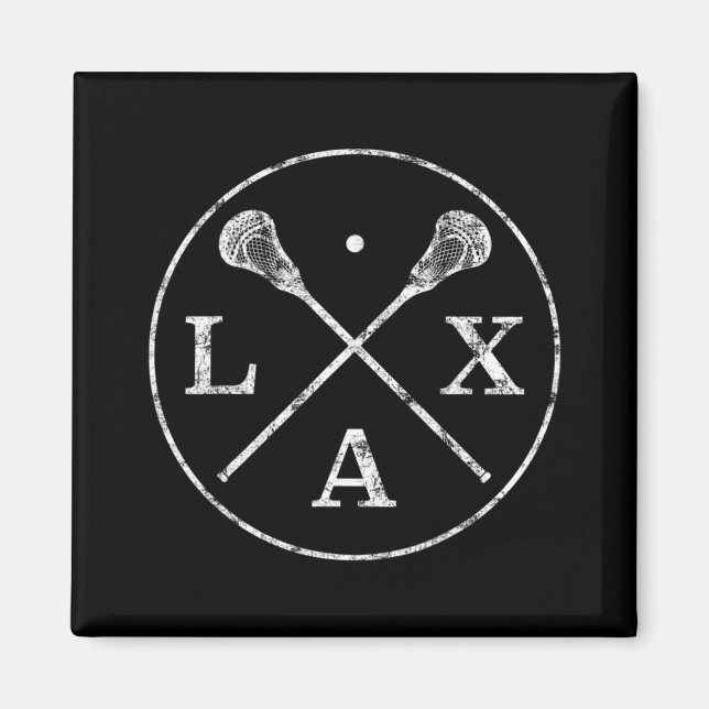 Íman Lacrosse Sticks Emblem I Teto para Jogadores LAX e (Frente)