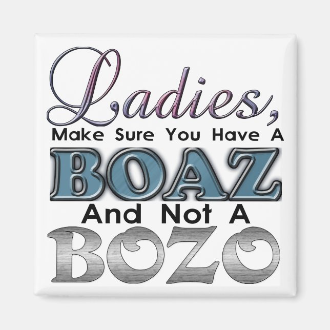 Íman Ladies-Boaz-Bozo Magnet (Frente)