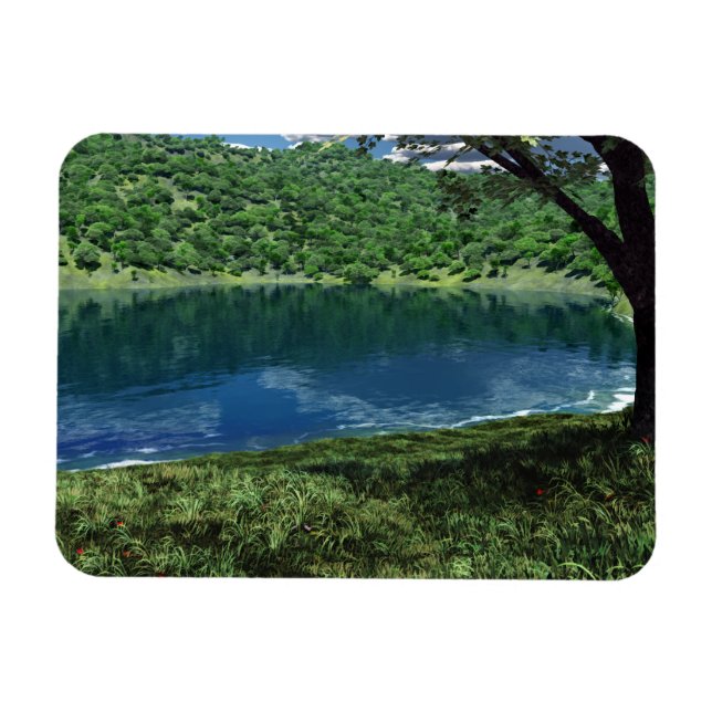 Íman Lado a lado, água profunda, ímã flexível (Horizontal)