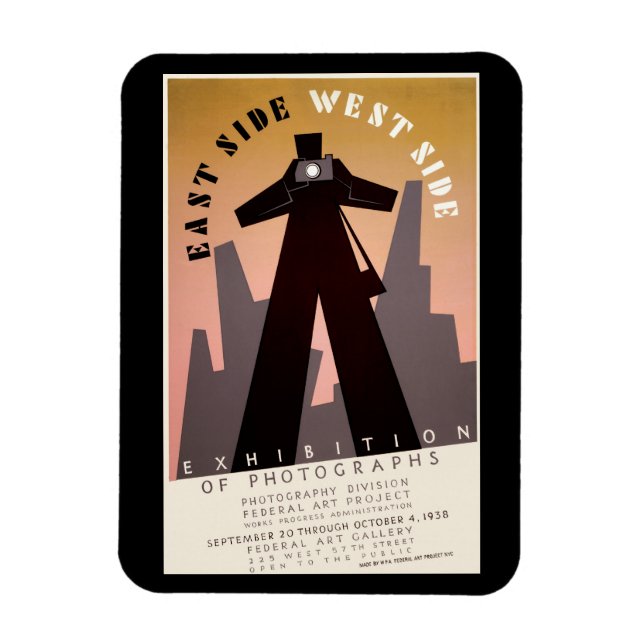 Íman Lado Leste ~ Lado Oeste (Vertical)