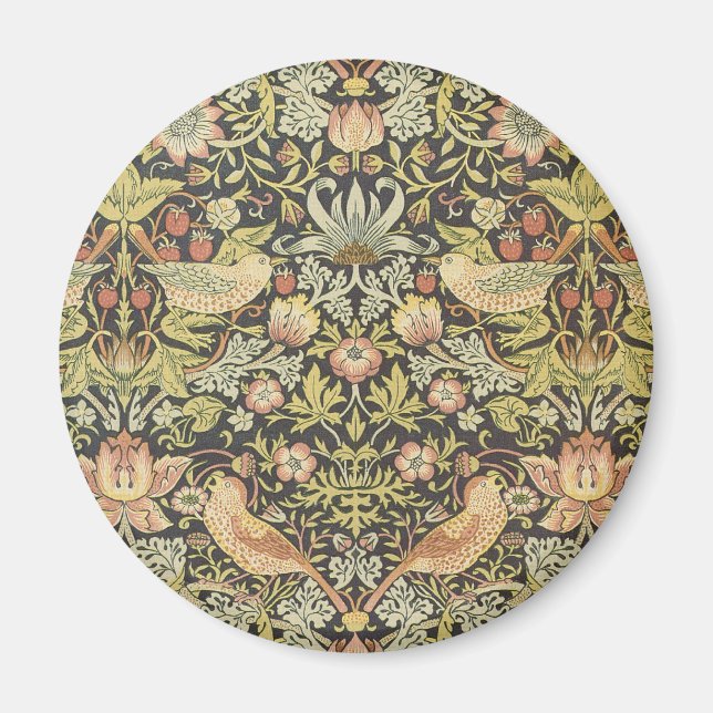 Íman Ladrones de Morango por William Morris, Arte Antig (Frente)