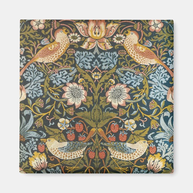 Íman Ladrones de Morango por William Morris, Arte Antig (Frente)