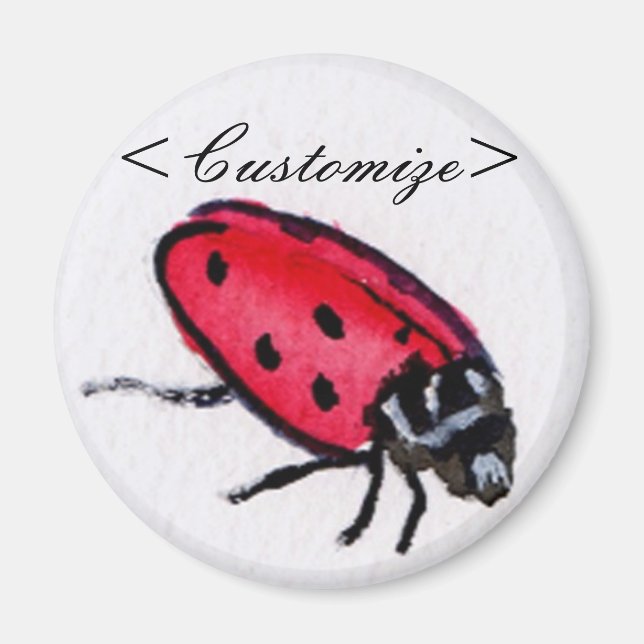 Íman Lady Bug Magnet (Frente)