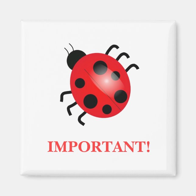 Íman Lady Bug | Magnet (Frente)