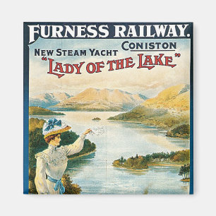 Íman Lady da ferrovia do Lago ~ Furness