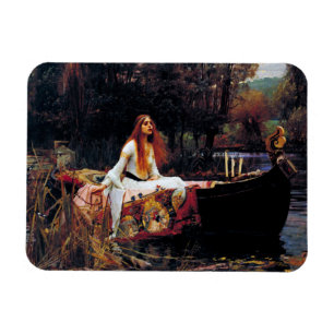 Íman Lady De Shallot Boat JW Waterhouse Arte Romântica