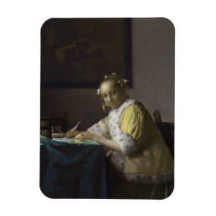 Íman Lady Escrevendo uma carta de Johannes Vermeer