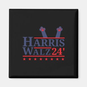 Íman Lady Gato Sem Fios Para Kamala Harris Tim Wheimer