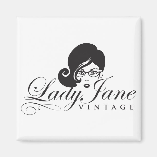 Íman Lady Jane Vintage Magnet (Frente)