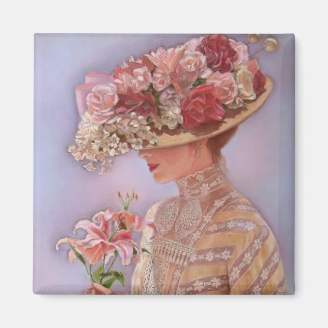 Íman Lady Jessica Square Magnet (Frente)