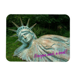 Íman Lady Liberty faz uma pausa - foto-ímã