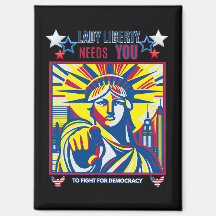 Lady Liberty precisa de você! oligarquia negra da