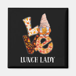 Íman Lady Love Autumn Fall Gnomo Para Professores 1