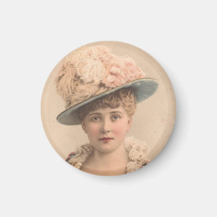 Íman Lady no Magnetinho do Chapéu