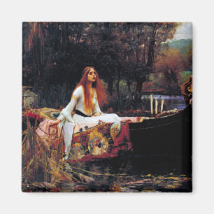 Íman Lady Of Shallot no Boat J.W. Waterhouse Fine Art
