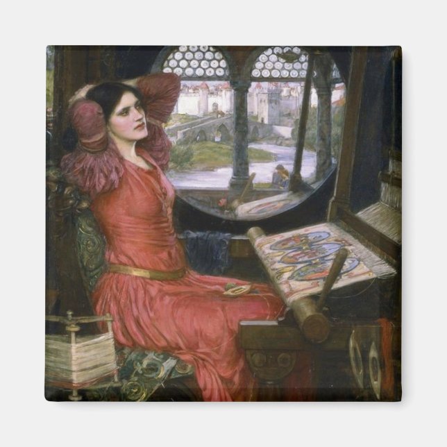 Íman Lady of Shalott da Waterhouse (Frente)