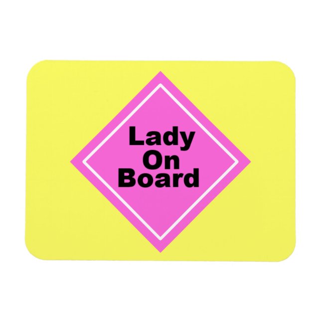Íman Lady on Conselho Magnet (Horizontal)