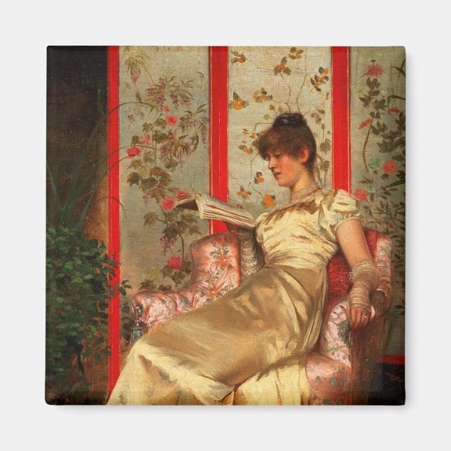 Íman Lady Reading (Frente)