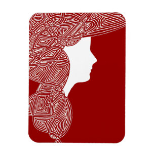 Íman Lady Red