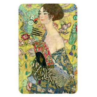 Íman Lady with Fan - Gustav Klimt