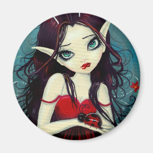 Íman Ladybug Big-Eye Fairy Art
