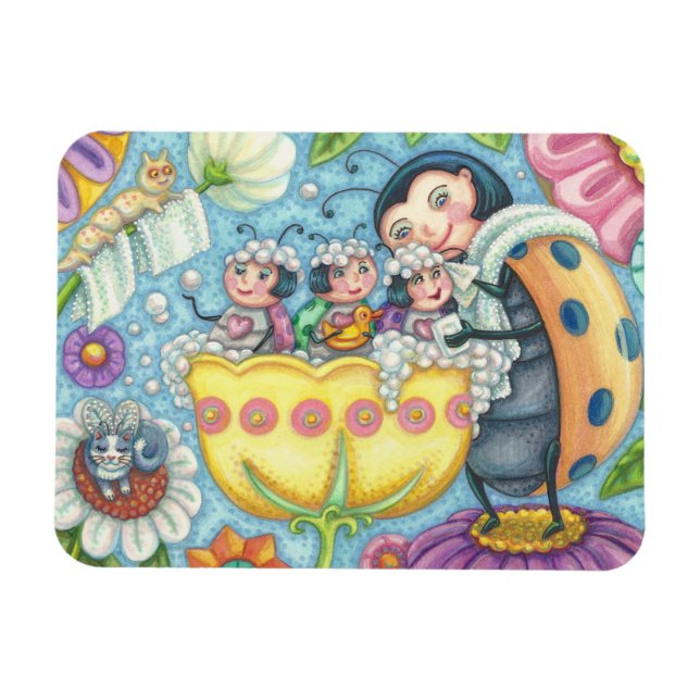 Íman Ladybug Bubblebath LADYBUG FAMILY MAGNET (Horizontal)