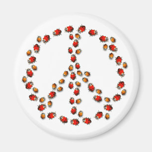 Íman Ladybug Peace Magnet