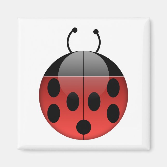 Íman Ladybug Série 1 Magnet Quadrado (Frente)
