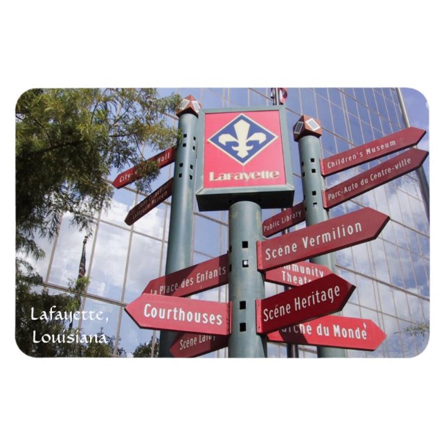 Íman Lafayette, Louisiana Magnet (Horizontal)