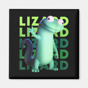 Íman Lagarto Estranho Meme Divertido _ Animal Surrealis