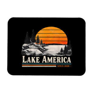 Íman Lago América 2026 Vintage