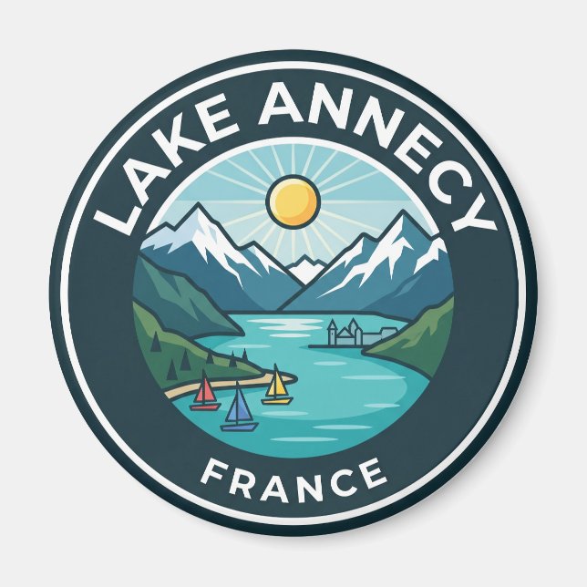 Íman Lago Annecy França (Frente)