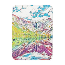 Íman Lago Avalanche, em abstrato