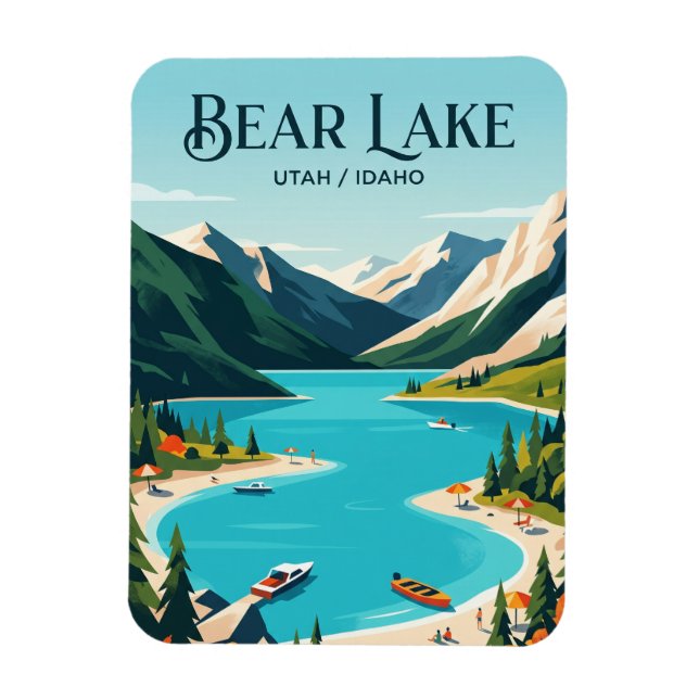 Íman Lago Bear EUA (Vertical)