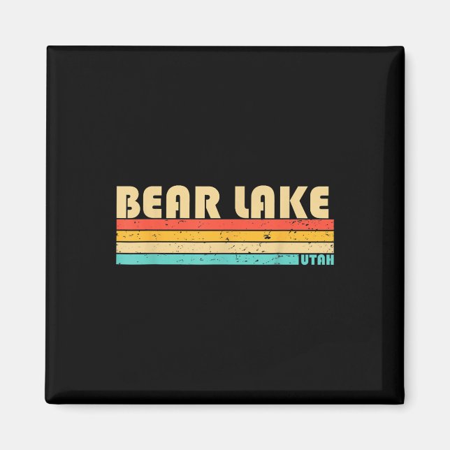 Íman Lago Bear Utah Piadas de Pesca Acampamento Verão  (Frente)